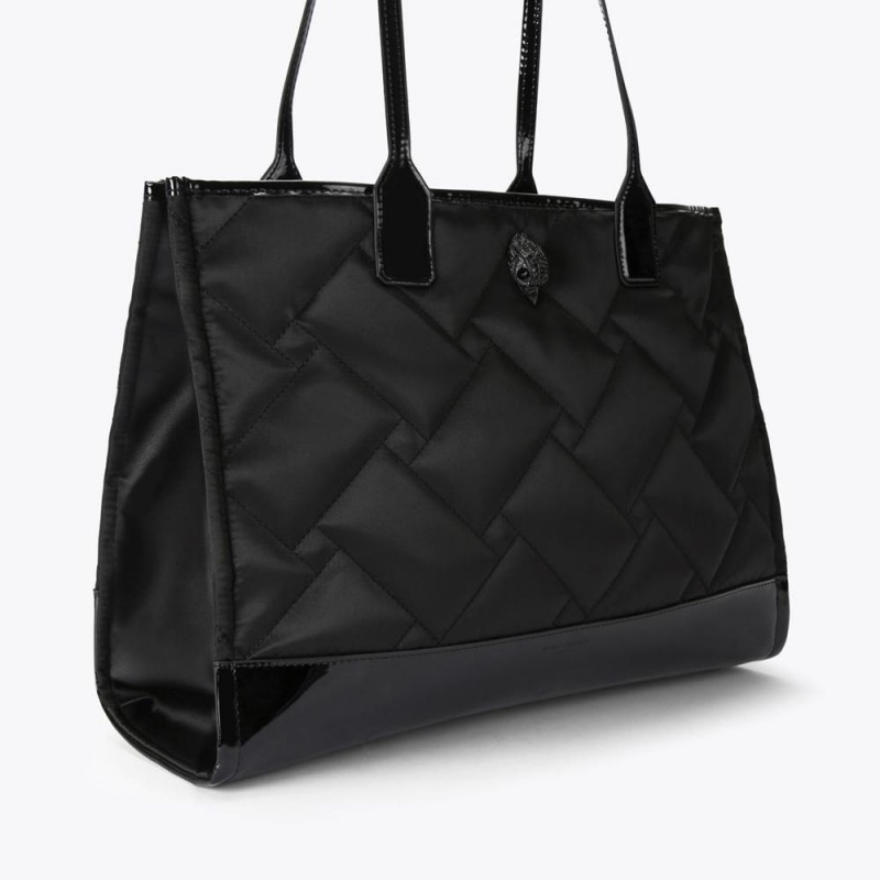 Sacs Fourre Tout Kurt Geiger Recycled Drench Shopper Femme Noir | GYWJ-82970