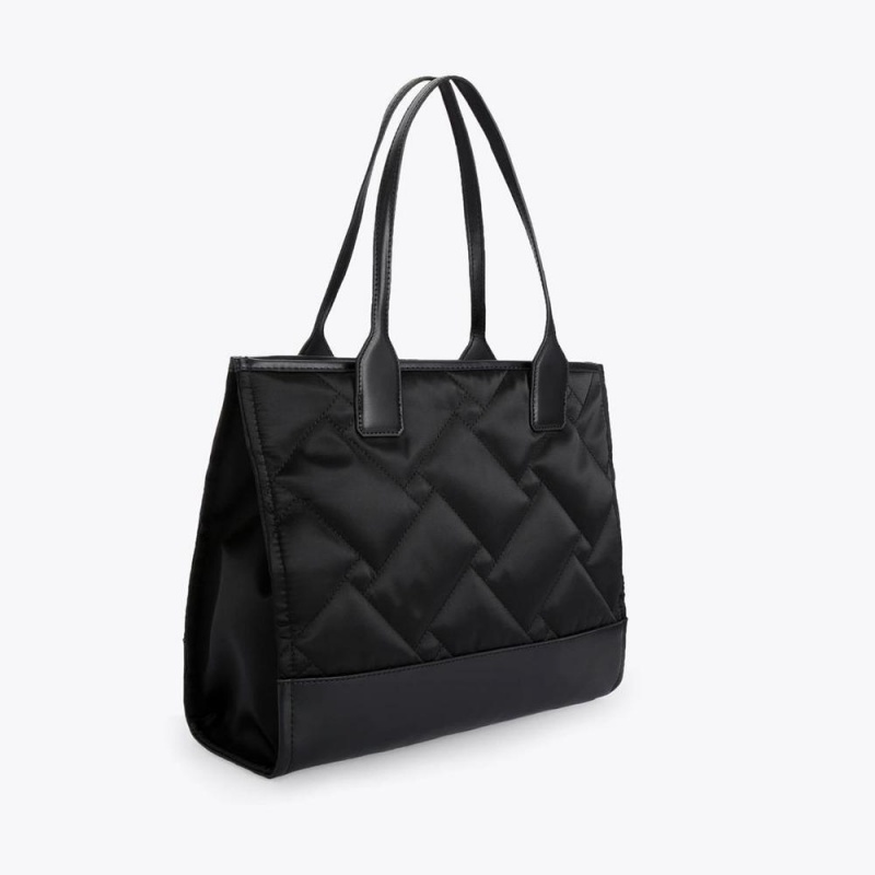 Sacs Fourre Tout Kurt Geiger Small Recycled Shopper Femme Noir | KMPA-29041