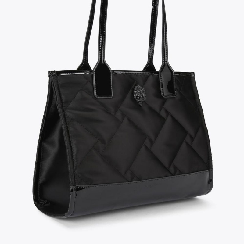 Sacs Fourre Tout Kurt Geiger Small Recycled Drench Shopper Femme Noir | NBDW-76043