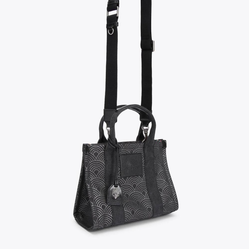 Sacs Fourre Tout Kurt Geiger Small Southbank Femme Noir | NXEI-64910