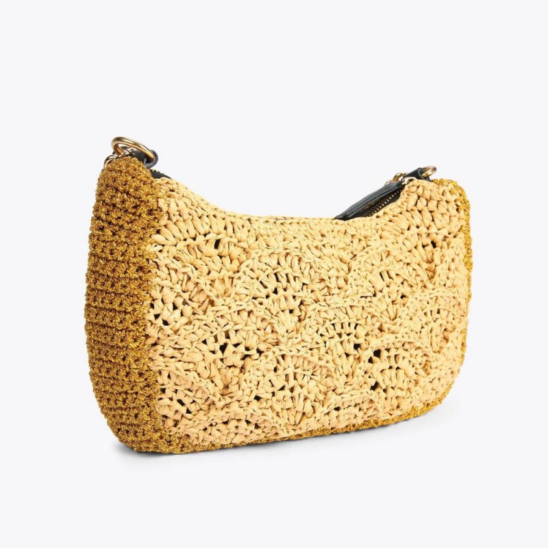 Sacs À Bandoulière Kurt Geiger Crochet Multi Femme Doré | QAUE-38560