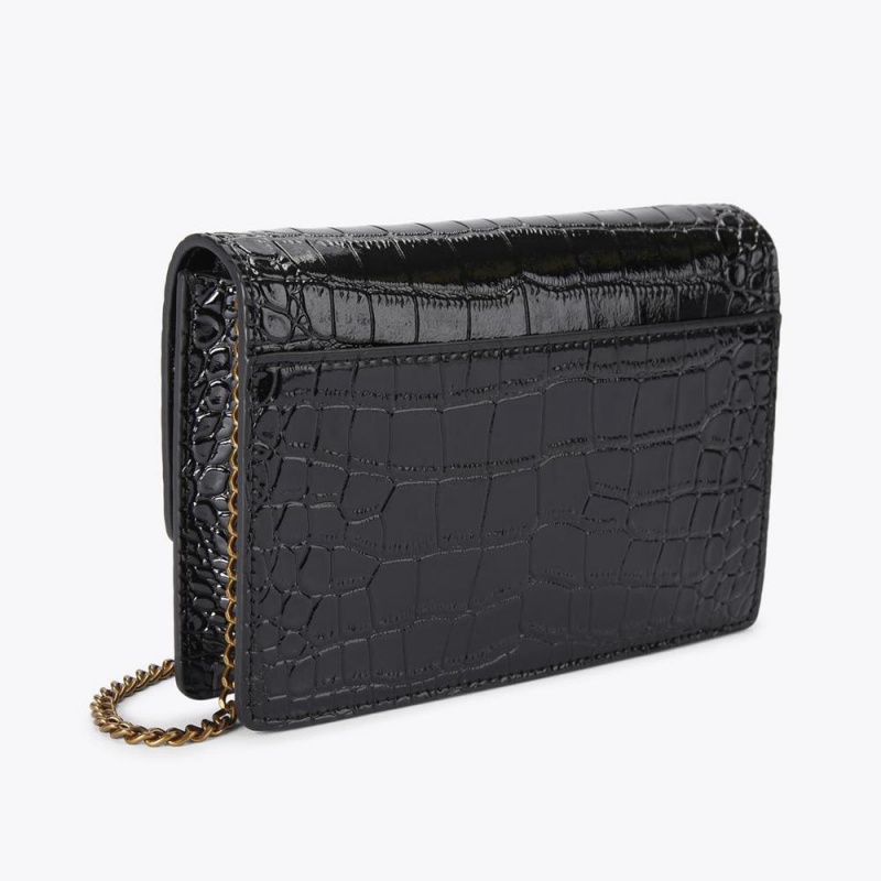 Sacs À Bandoulière Kurt Geiger Extra Mini Shoreditch Femme Noir | WPYT-57083