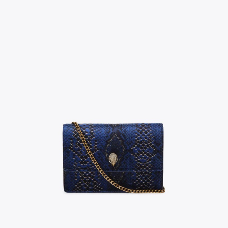 Sacs À Bandoulière Kurt Geiger Extra Mini Shoreditch Femme Bleu Marine | BPCS-12063