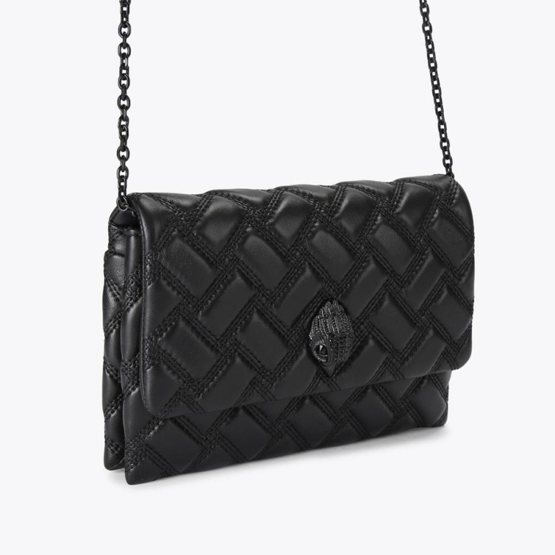 Sacs À Bandoulière Kurt Geiger Kensington Drench Duet Femme Noir | WDYP-15093