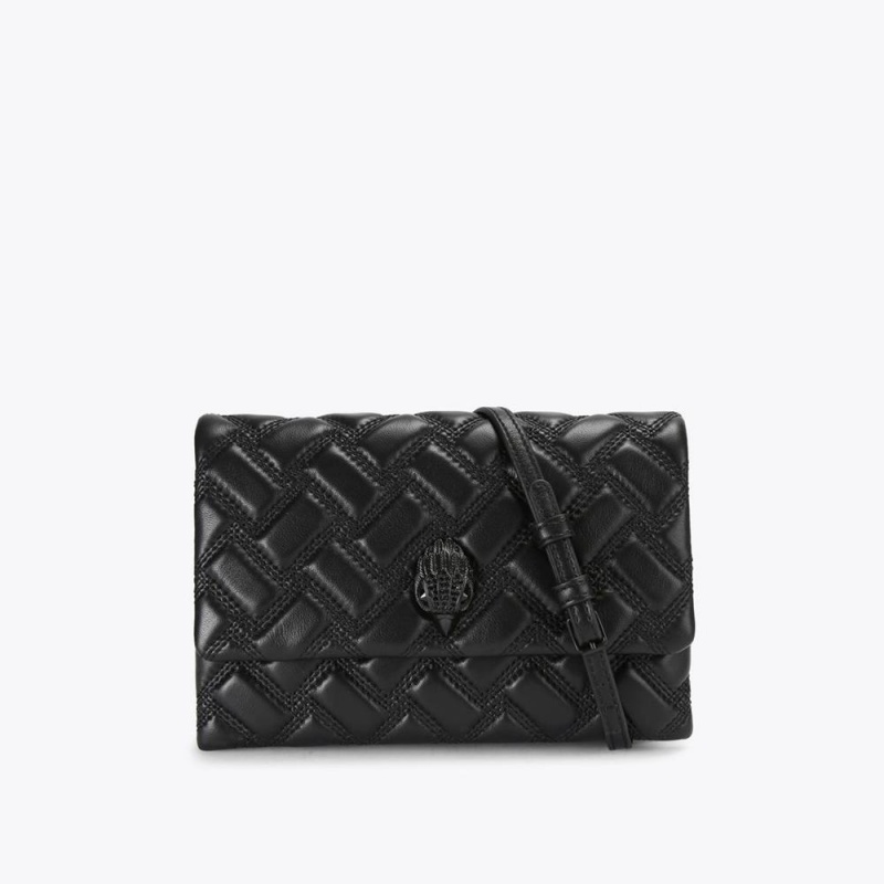 Sacs À Bandoulière Kurt Geiger Kensington Drench Duet Femme Noir | WDYP-15093