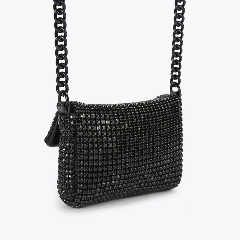 Sacs À Bandoulière Kurt Geiger Micro Party Femme Noir | MODX-91675