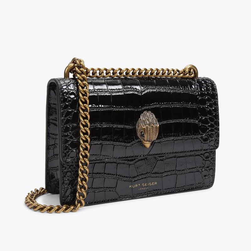 Sacs À Bandoulière Kurt Geiger Small Shoreditch Femme Noir | ZWCJ-40125