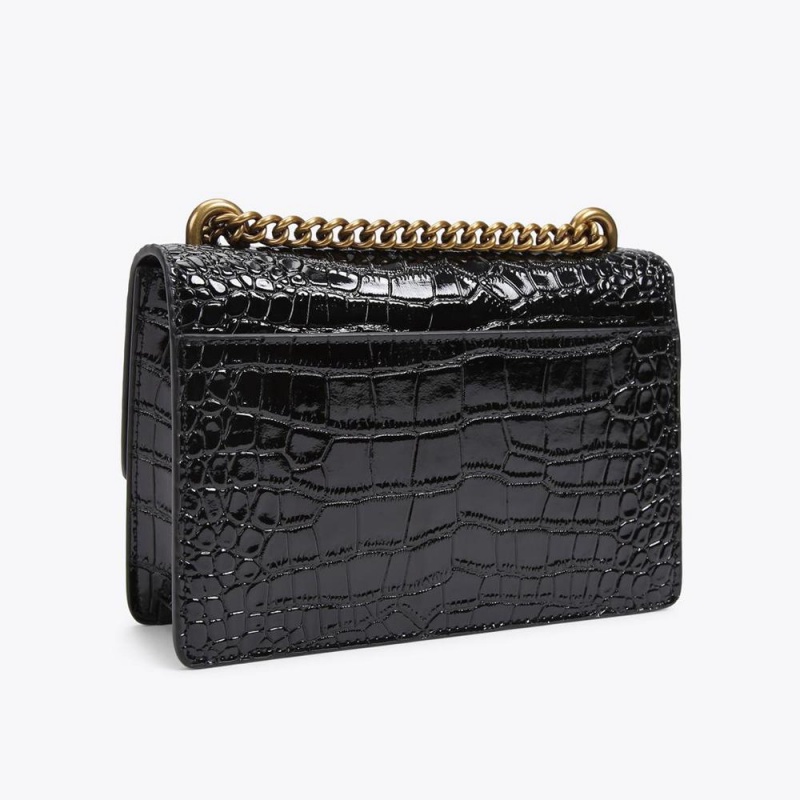 Sacs À Bandoulière Kurt Geiger Small Shoreditch Femme Noir | ZWCJ-40125